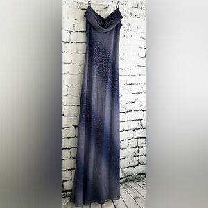 Jump Sparkling Midnight blue Maxi Skirt